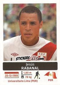 Sticker Jesus Rabanal - Copa América. Argentina 2011 - Panini