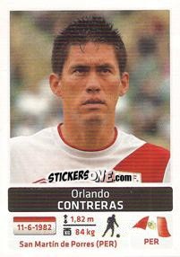 Sticker Orlando Contreras - Copa América. Argentina 2011 n. 284 - Panini