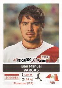 Sticker Juan Manuel Vargas - Copa América. Argentina 2011 n. 288 - Panini