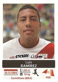 Cromo Luis Ramirez - Copa América. Argentina 2011 - Panini