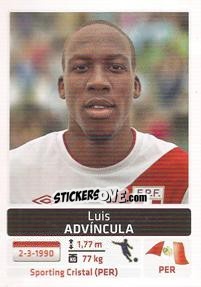 Sticker Luis Advincula - Copa América. Argentina 2011 - Panini