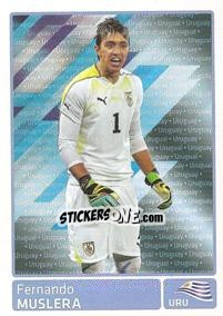 Cromo Fernando Muslera (Uruguai) - Copa América. Argentina 2011 - Panini