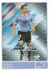 Figurina Andres Scotti (Uruguai) - Copa América. Argentina 2011 - Panini