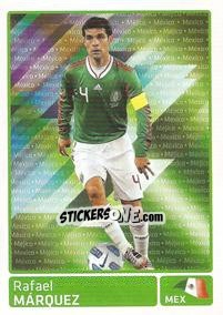 Figurina Rafael Marquez (Mexico) - Copa América. Argentina 2011 - Panini