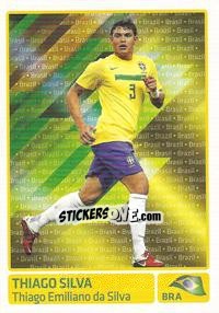 Cromo Thiago Silva (Brasil) - Copa América. Argentina 2011 - Panini