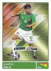 Figurina Joselito Vaca (Bolivia) - Copa América. Argentina 2011 - Panini