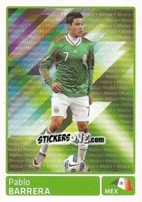 Cromo Pablo Barrera (Mexico) - Copa América. Argentina 2011 - Panini