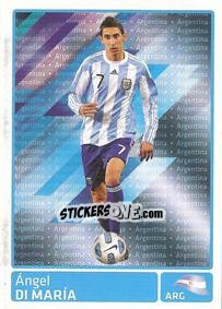 Sticker Angel Di Maria (Argentina) - Copa América. Argentina 2011 n. 321 - Panini