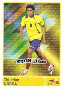 Sticker Christian Noboa (Equador) - Copa América. Argentina 2011 - Panini