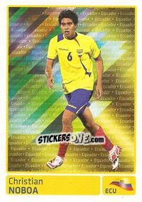 Sticker Christian Noboa (Equador) - Copa América. Argentina 2011 n. 322 - Panini