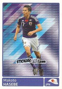 Cromo Makoto Hasebe (Japao) - Copa América. Argentina 2011 - Panini