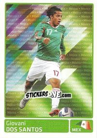 Sticker Giovani Dos Santos (Mexico) - Copa América. Argentina 2011 n. 325 - Panini