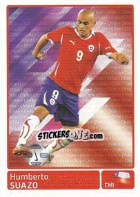 Cromo Humberto Suazo (Chile) - Copa América. Argentina 2011 - Panini