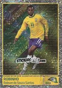 Figurina Robinho (Brasil) - Copa América. Argentina 2011 - Panini