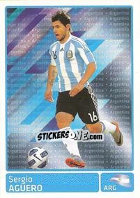 Sticker Sergio Aguero (Argentina) - Copa América. Argentina 2011 n. 333 - Panini