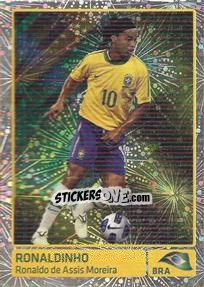 Sticker Ronaldinho (Brasil) - Copa América. Argentina 2011 - Panini