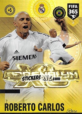 Sticker Roberto Carlos - FIFA 365: 2018-2019. Adrenalyn XL n. 3 - Panini