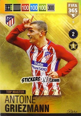 Sticker Antoine Griezmann - FIFA 365: 2018-2019. Adrenalyn XL n. 5 - Panini