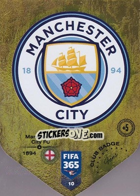 Sticker Club badge - FIFA 365: 2018-2019. Adrenalyn XL n. 10 - Panini