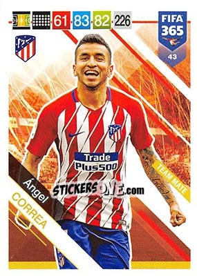 Sticker Ángel Correa - FIFA 365: 2018-2019. Adrenalyn XL n. 43 - Panini