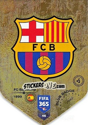 Figurina Club badge - FIFA 365: 2018-2019. Adrenalyn XL - Panini