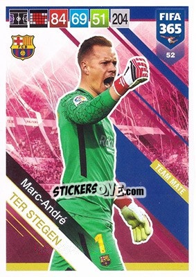 Cromo Marc-André ter Stegen - FIFA 365: 2018-2019. Adrenalyn XL n. 52 - Panini