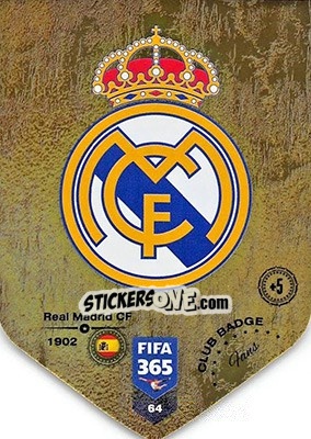 Sticker Club badge - FIFA 365: 2018-2019. Adrenalyn XL n. 64 - Panini