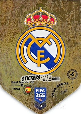 Sticker Club badge - FIFA 365: 2018-2019. Adrenalyn XL - Panini