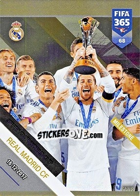 Sticker Real Madrid CF - FIFA 365: 2018-2019. Adrenalyn XL n. 68 - Panini