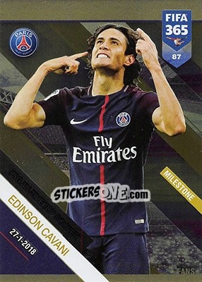 Sticker Edinson Cavani - FIFA 365: 2018-2019. Adrenalyn XL n. 87 - Panini