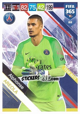 Cromo Alphonse Areola - FIFA 365: 2018-2019. Adrenalyn XL - Panini