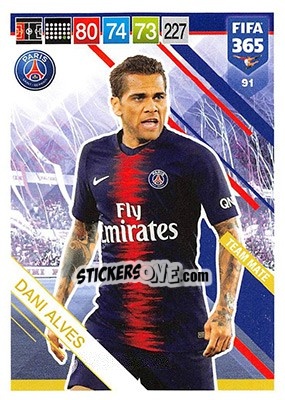 Cromo Dani Alves