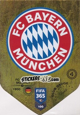 Sticker Club badge - FIFA 365: 2018-2019. Adrenalyn XL n. 100 - Panini