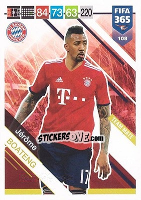 Sticker Jérôme Boateng - FIFA 365: 2018-2019. Adrenalyn XL - Panini