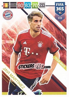Sticker Javi Martínez - FIFA 365: 2018-2019. Adrenalyn XL n. 111 - Panini