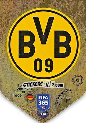Sticker Club badge - FIFA 365: 2018-2019. Adrenalyn XL n. 118 - Panini