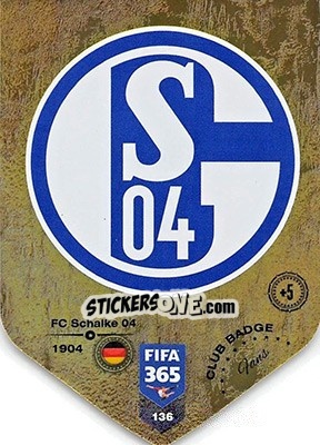 Sticker Club badge - FIFA 365: 2018-2019. Adrenalyn XL n. 136 - Panini
