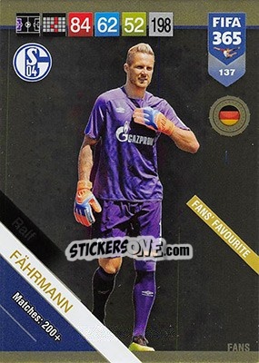 Sticker Ralf Fährmann - FIFA 365: 2018-2019. Adrenalyn XL n. 137 - Panini