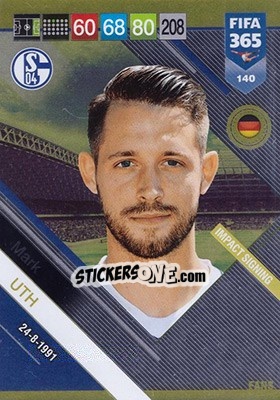 Sticker Mark Uth - FIFA 365: 2018-2019. Adrenalyn XL n. 140 - Panini