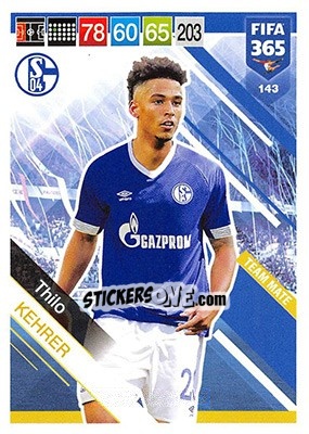 Sticker Thilo Kehrer - FIFA 365: 2018-2019. Adrenalyn XL n. 143 - Panini