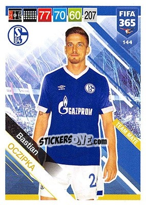 Sticker Bastian Oczipka - FIFA 365: 2018-2019. Adrenalyn XL n. 144 - Panini