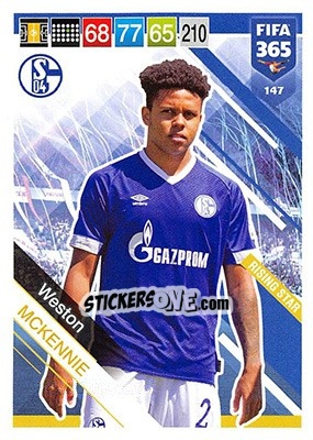 Sticker Weston McKennie - FIFA 365: 2018-2019. Adrenalyn XL n. 147 - Panini