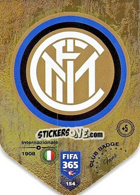 Sticker Club badge - FIFA 365: 2018-2019. Adrenalyn XL n. 154 - Panini