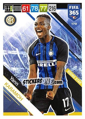 Sticker Yann Karamoh - FIFA 365: 2018-2019. Adrenalyn XL - Panini