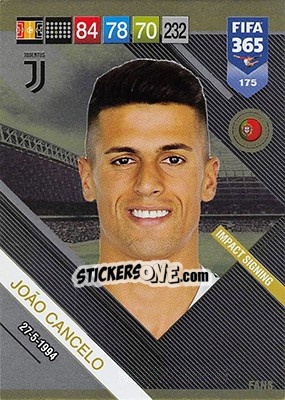 Sticker João Cancelo - FIFA 365: 2018-2019. Adrenalyn XL n. 175 - Panini