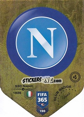 Cromo Club badge - FIFA 365: 2018-2019. Adrenalyn XL n. 190 - Panini