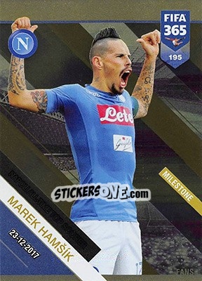 Cromo Marek Hamšík - FIFA 365: 2018-2019. Adrenalyn XL n. 195 - Panini