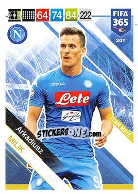 Figurina Arkadiusz Milik - FIFA 365: 2018-2019. Adrenalyn XL - Panini