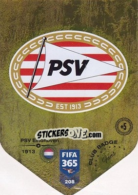 Sticker Club badge - FIFA 365: 2018-2019. Adrenalyn XL n. 208 - Panini