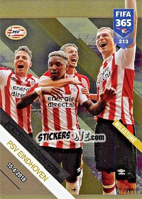 Sticker PSV Eindhoven - FIFA 365: 2018-2019. Adrenalyn XL n. 213 - Panini